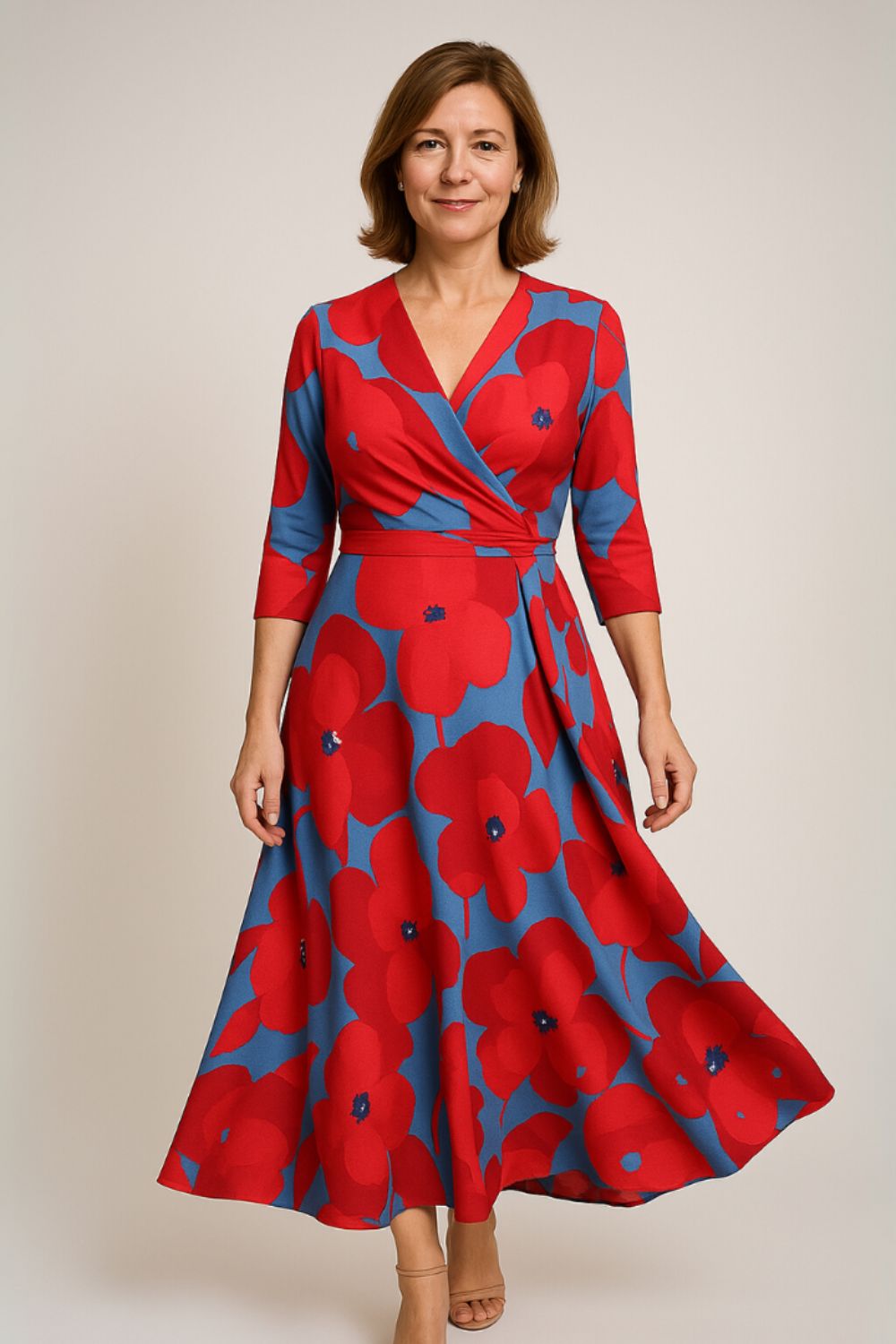 Emily - Luxe Bloemen Jurk