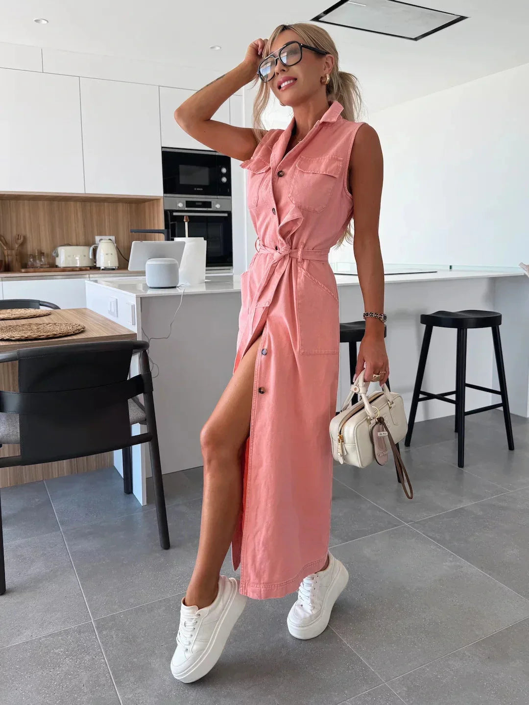 Marleen™ | Maxi Denim Jurk